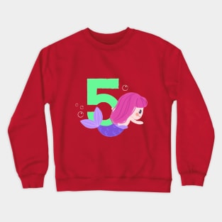 Mermaid Series: Number 5 Crewneck Sweatshirt